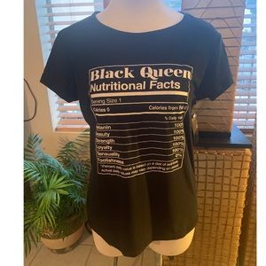 Black Queen Nutrition Facts Shirt